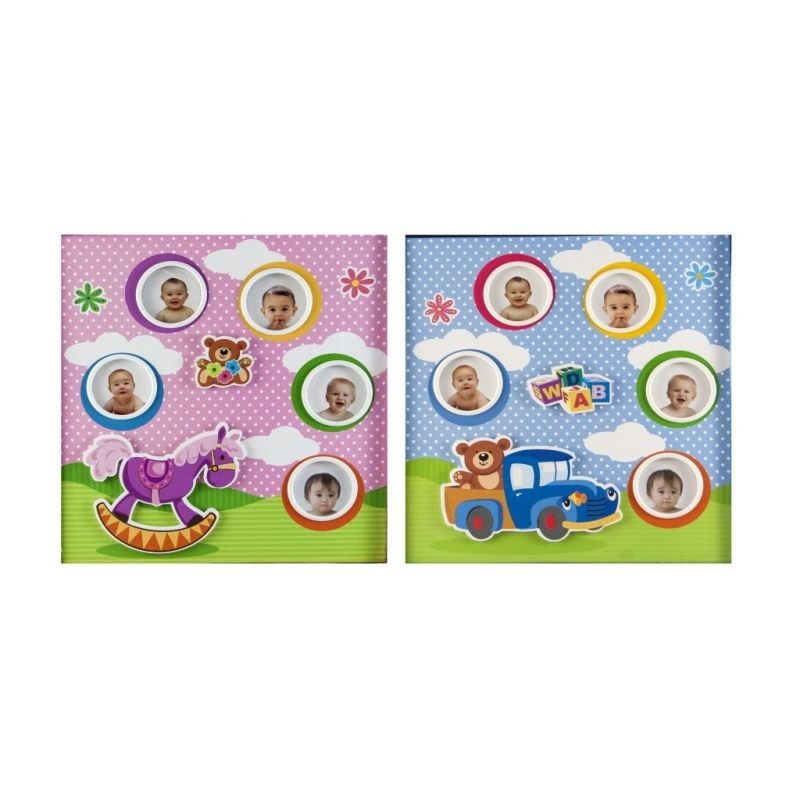 Album foto Kids Toys, personalizabil, 200 poze 10x15 cm, slip-in, notite Roz - imagine 12